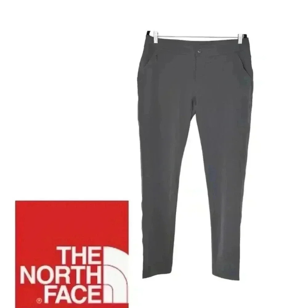 THE NORTH FACE ALMATTA SKINNY HIKING PANT WOMEN’S 12 GREY 32” INSEAM STYLE CQZ0